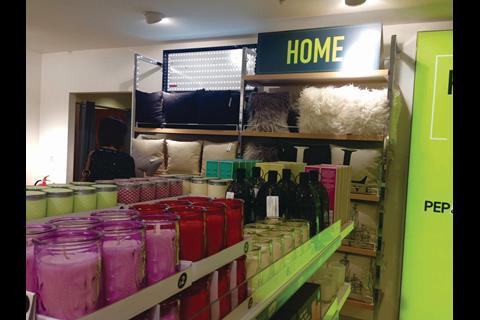 The retailer also houses a homewares offer